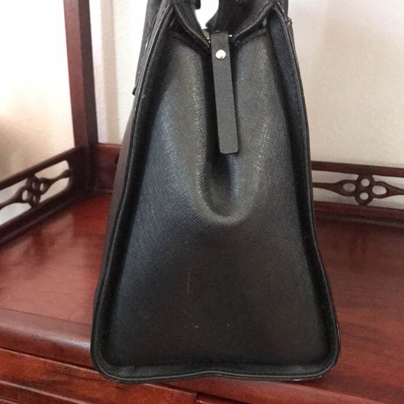 Kate Spade Black Candace Leather Medium Cameron Street Satchel Purse w/ Tag - Picture 5 of 6